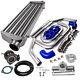 Universal Front Turbo Intercooler 2.5 Inlet/outlet & 2.5 Pipe Hose & Bov Kit