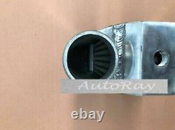 Universal Full Aluminum Turbo Front-Mount Water to Air Intercooler Extra Cooling