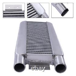 Universal Intercooler Turbo Front Mount 2.5 Inlet/Outlet Same One Side Aluminum
