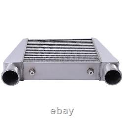 Universal Intercooler Turbo Front Mount 2.5 Inlet/Outlet Same One Side Aluminum