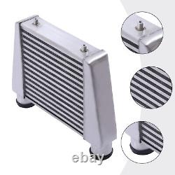 Universal Intercooler Turbo Front Mount 2.5 Inlet/Outlet Same One Side Aluminum