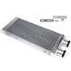 Universal Polished Aluminum Tube Fin Intercooler 3-inch Inlet/outlet Front Mount