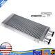 Universal Polished Tube Fin Intercooler 31x13x3 3 Inlet&outlet Same One Side
