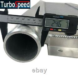 Universal Turbo Front Mount Aluminum Intercooler 24x11x3 Tube & Fin