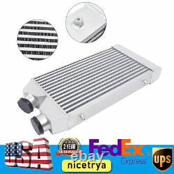 Universal Turbo Front Mount Intercooler 2.5 Inlet&Outlet Same One Side Aluminum