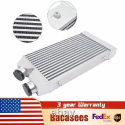 Universal Turbo Front Mount Intercooler 2.5 Inlet&Outlet Same One Side Aluminum
