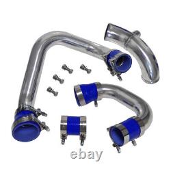 Upgrade Bolt On Front Mount Intercooler Pipe Kit For Audi A4 1.8T B5 98-01 Blue