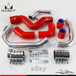 Upgrade Front Mount Intercooler Kit for Audi A4 1.8T Turbo B6 Quattro 02-06 Red