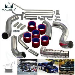 Upgrade Front Mount Intercooler Pipe Piping Kit For Mazda RX-7 13B 1993-1997 Red