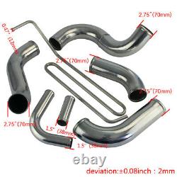 Upgrade Front Mount Intercooler Pipe Piping Kit For Mazda R-X7 FD3S 13B 93-97