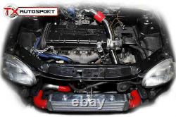 Vauxhall Corsa B C20LET 2.0 Turbo Front Mount Intercooler Kit Black Silicone
